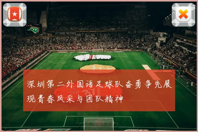 深圳第二外国语足球队奋勇争先展现青春风采与团队精神